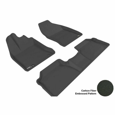 3D MAXPIDER LEXUS CT200H 2011-2013 KAGU BLACK R1 R2 Floor Mat L1LX02201509